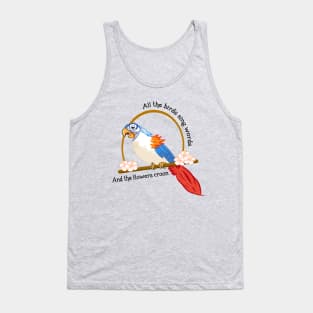 All the Birds Sing Words Tank Top